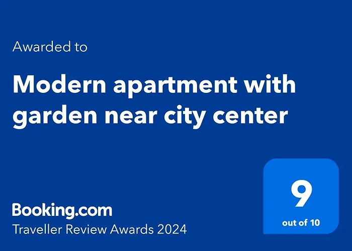 Modern Apartment With Garden Near City Center